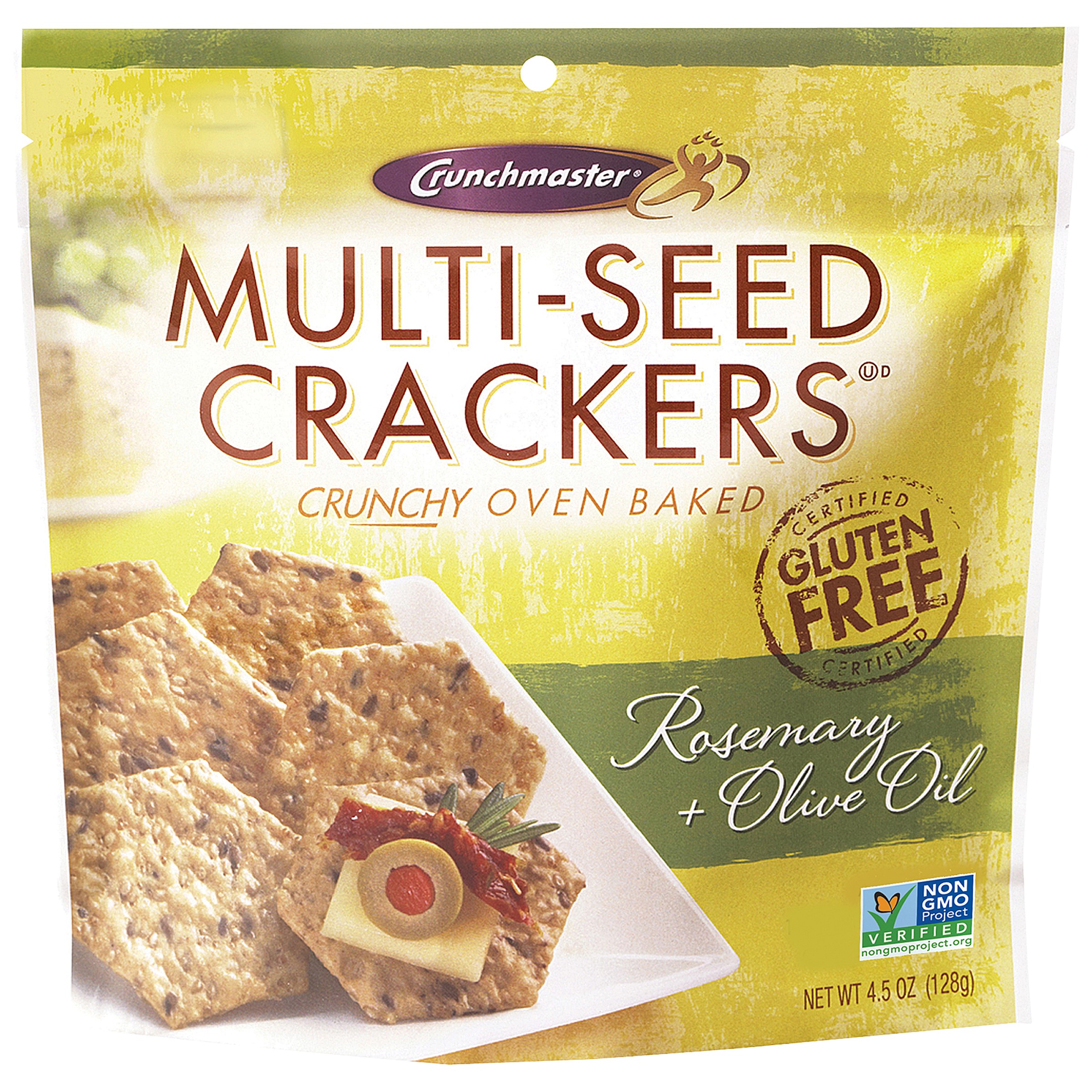 Crunchmaster Multi-Seed Rosemary + Olive Oil Crackers 4.5 Oz