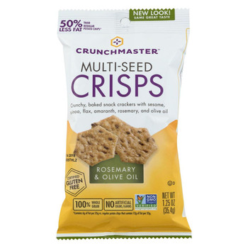 Crunchmaster Chip Multi-seed Crisps Rosemary & Olive Oil
