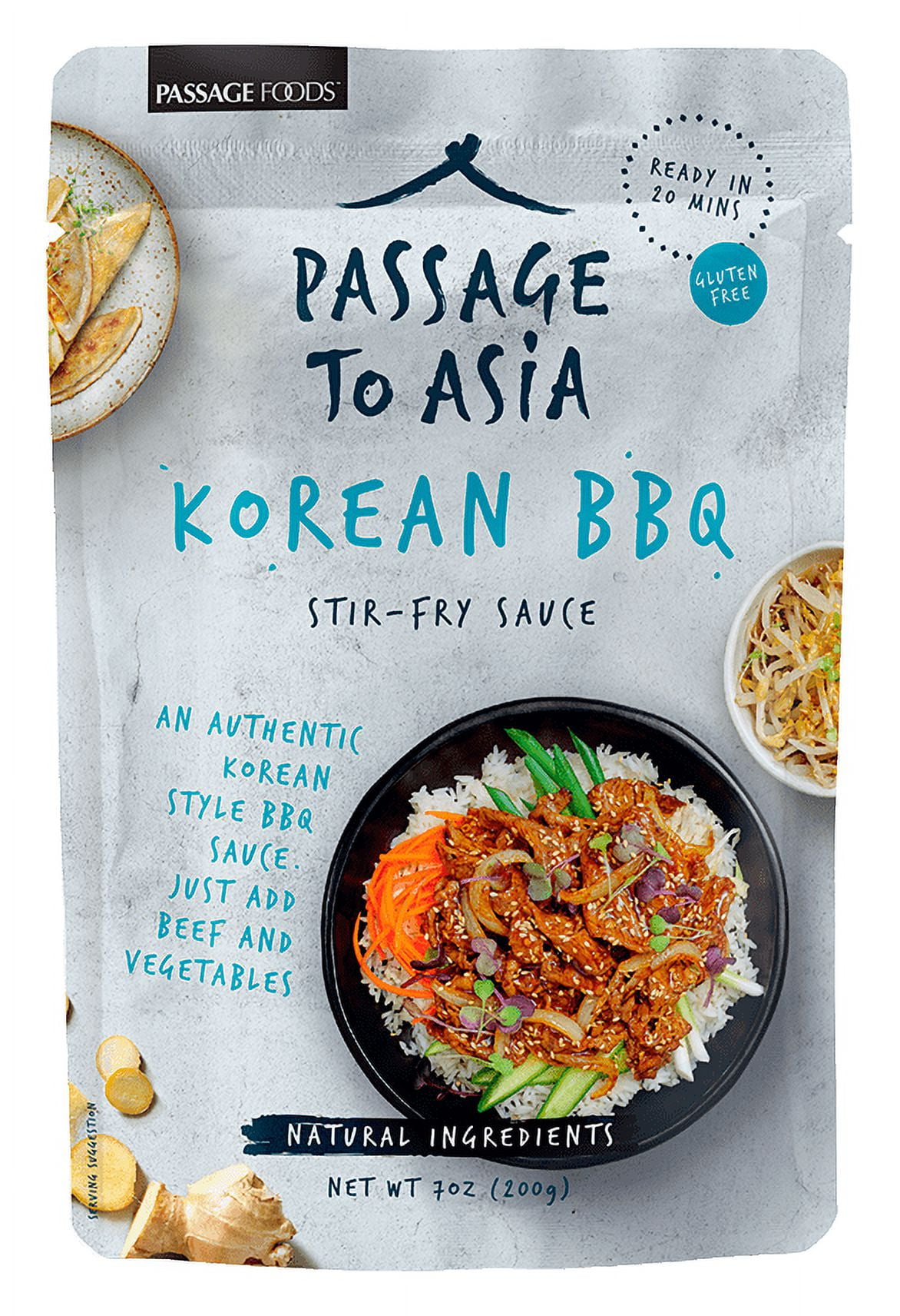 Passage Foods To Asia Korean BBQ Beef Mild Stir-Fry Sauce 7 Oz