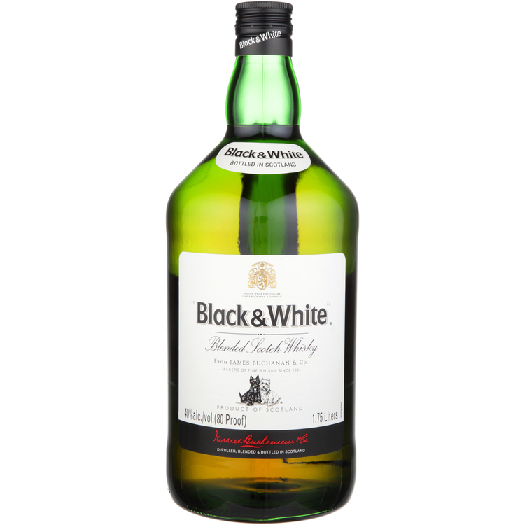 Black & White Blended Scotch Whisky 1.75L