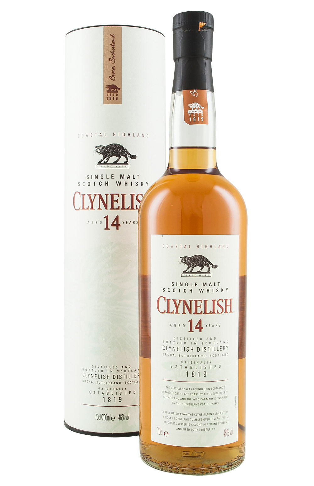 Clynelish 14 Year Old Single Malt Coastal Highland Scotch Whisky 750 Ml