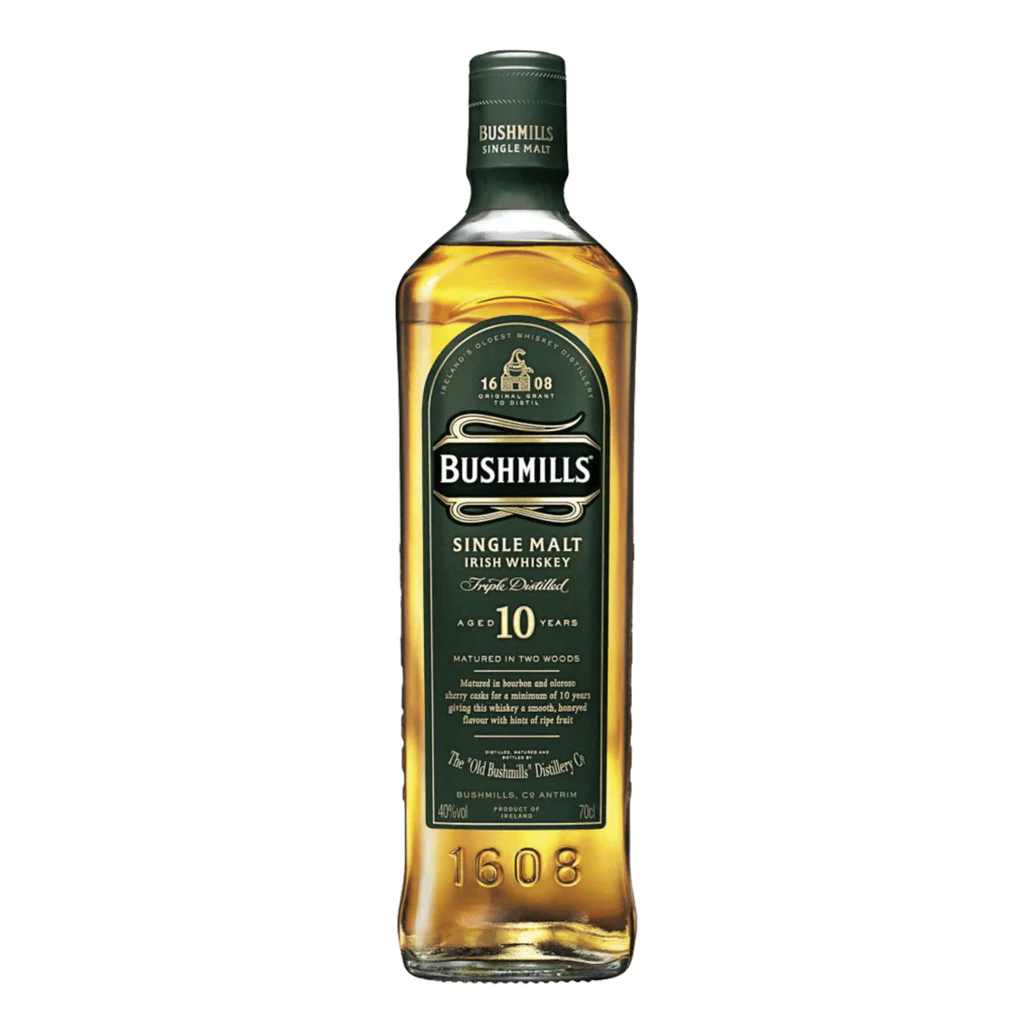 Bushmill's Single Malt Irish Whiskey 10 Year Old 750ML