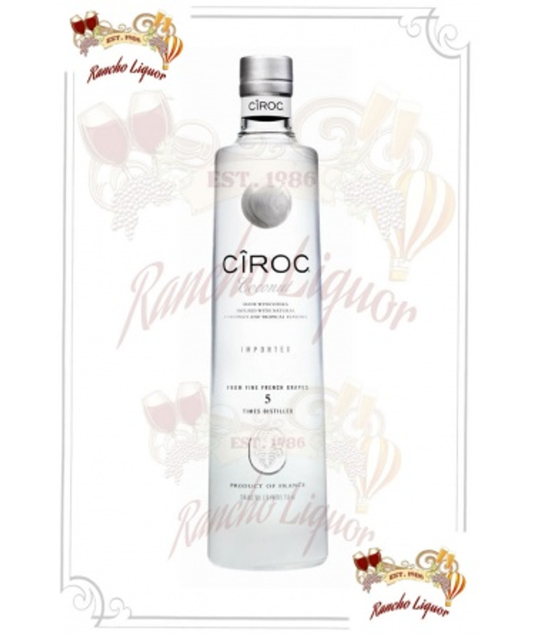 Ciroc Coconut Vodka Proof: 80 750 Ml