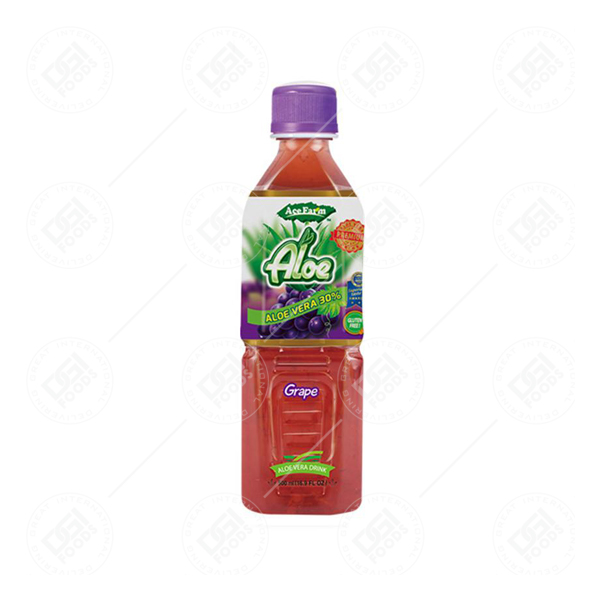 Ace Farm Aloe Vera Drink Grape X 500Ml