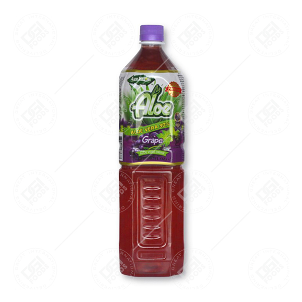 Ase Farm Aloe Vera Juice Grape 12x1.5l