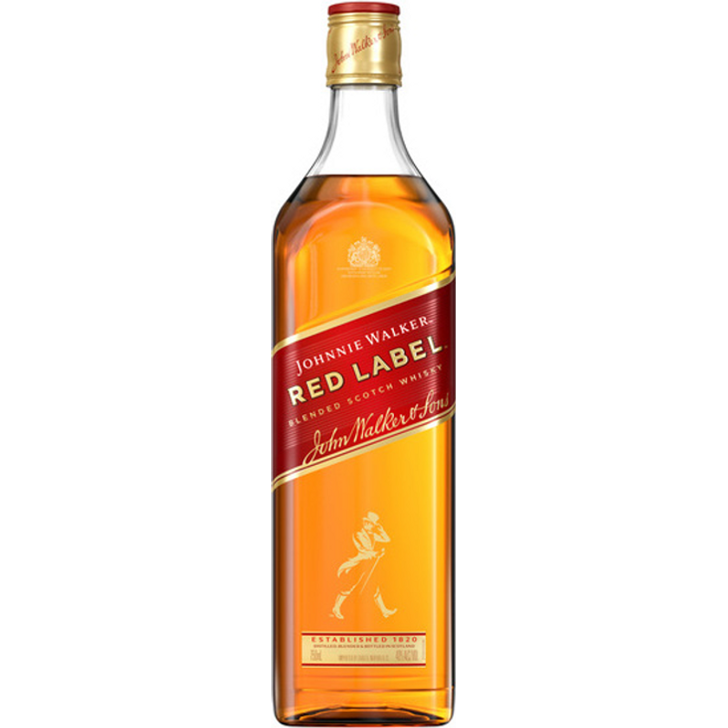 Johnnie Walker Red Label Blended Scotch Whisky, 750 mL