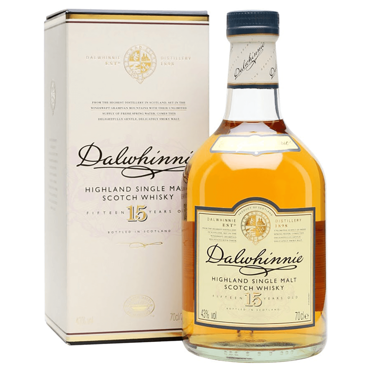 Dalwhinnie 15 Year Old Highland Single Malt Scotch Whisky