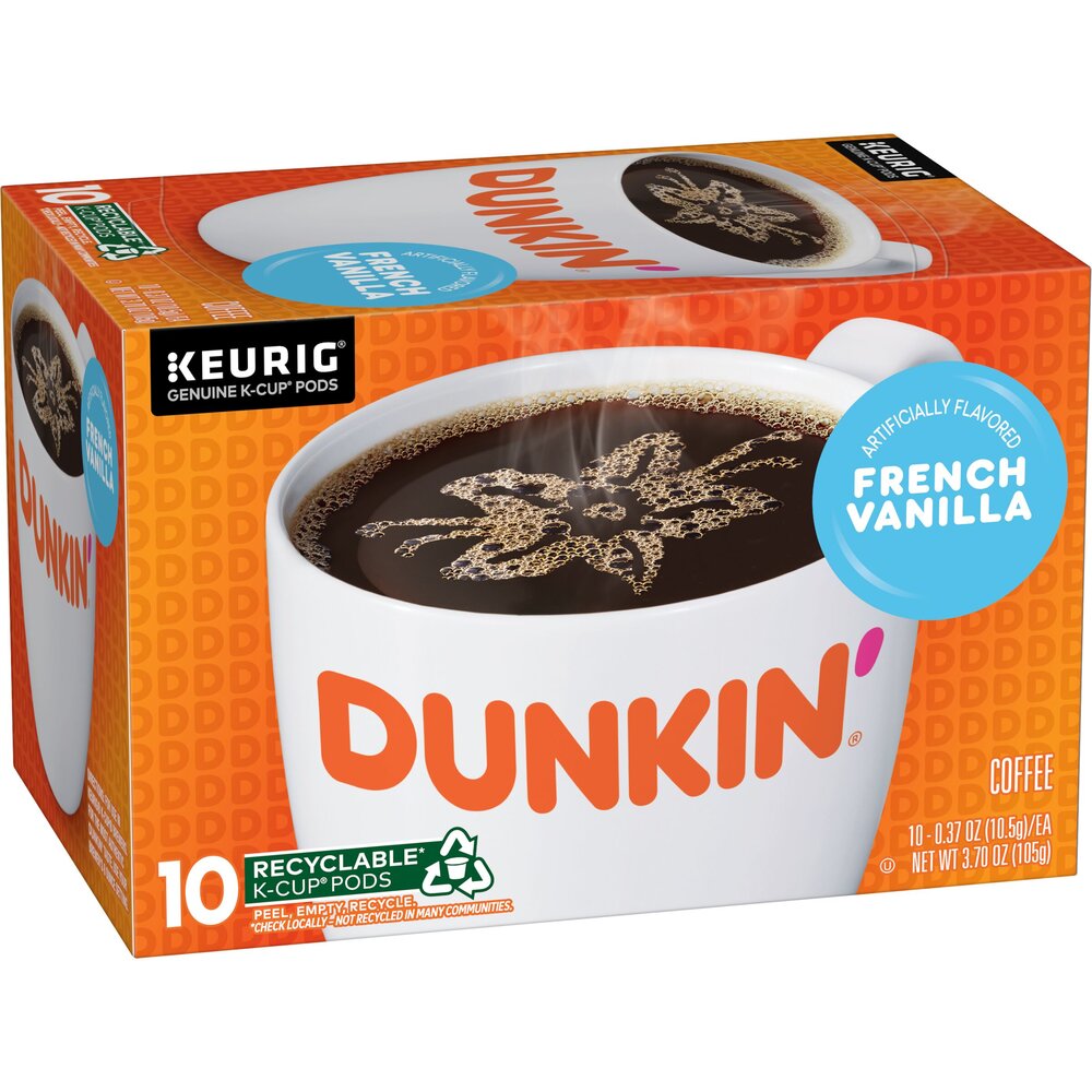 Dunkin' Donuts Coffee Ground French Vanilla 12oz Bag