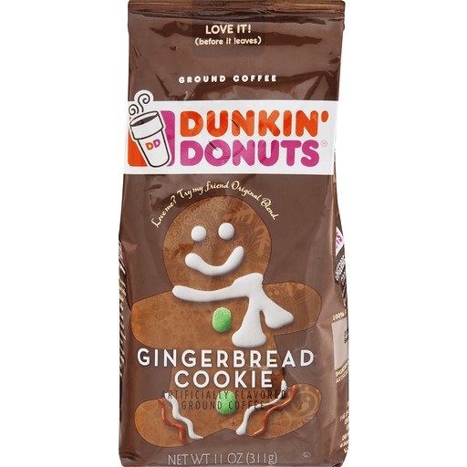 Dunkin' Donuts Coffee, Ground, Gingerbread Cookie 311g