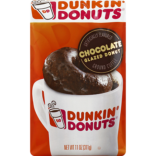 Dunkin' Donuts Bakery Series Coffee, Ground, Chocolate Glazed Donut