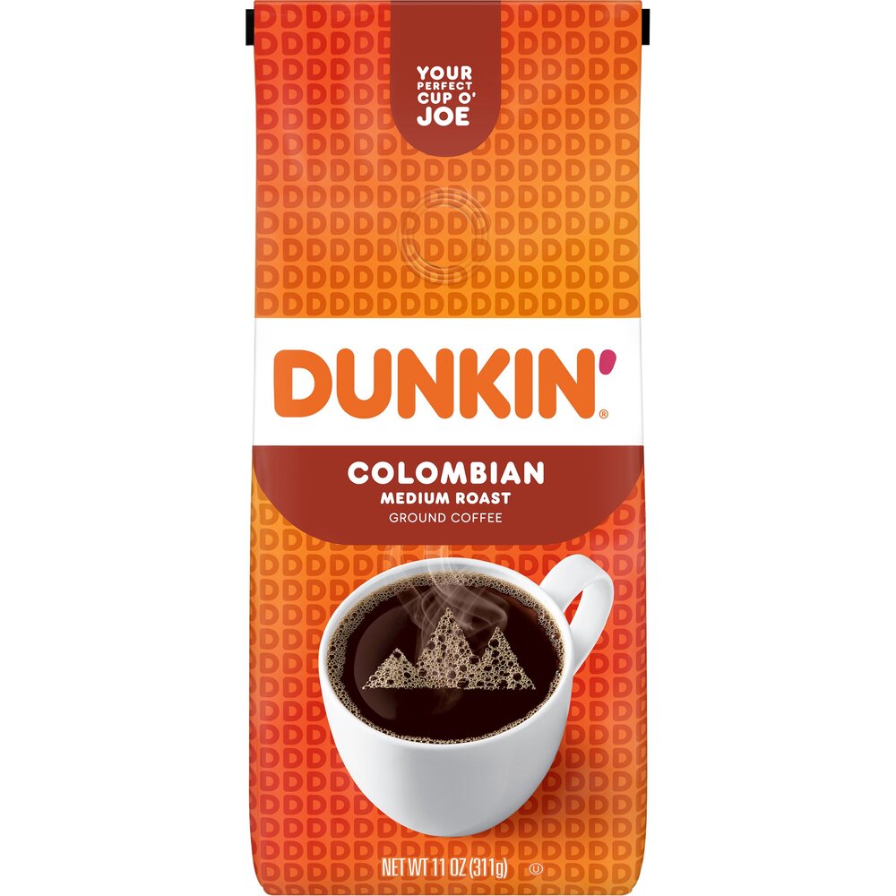 Dunkin' Donuts Medium Roast Ground Coffee 100% Colombian