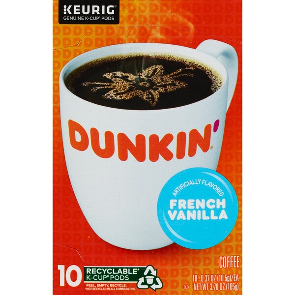 Dunkin' Donuts French Vanilla Coffee K-Cup Pods