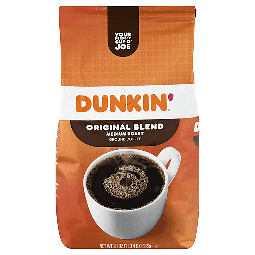 Dunkin' Donuts Original Blend Medium Roast Ground Coffee 566g