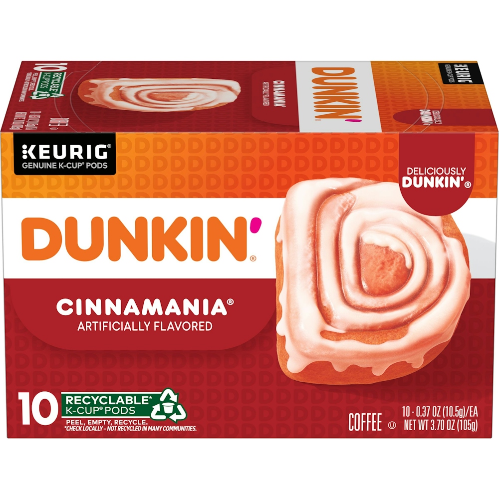 Dunkin' Donuts - Cinnamon Coffee Roll - K-Cup Pods