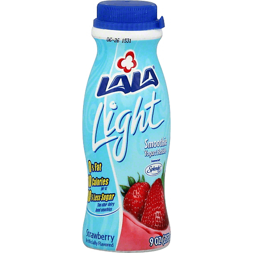 Lala Light Smoothie, Yogurt Bebible, Strawberry