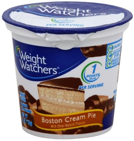 Weight Watchers Yogurt, Nonfat, Boston Cream Pie 6 Oz