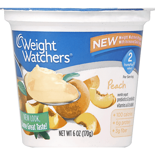 Weight Watchers Yogurt, Nonfat, Peach