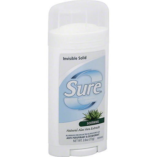 Sure Anti-Perspirant & Deodorant, Invisible Solid, Soothing