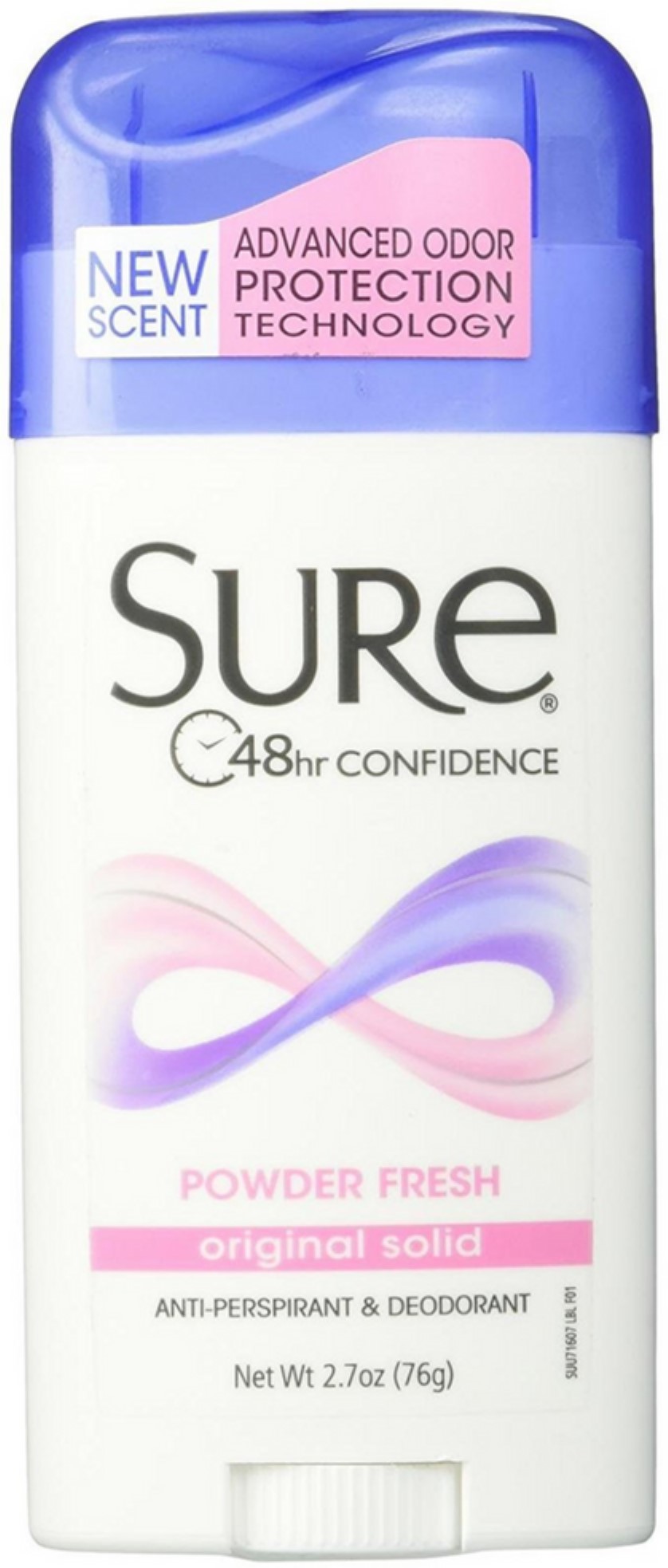 Sure Anti Perspirant & Deodorant, Original Solid, Powder Scent