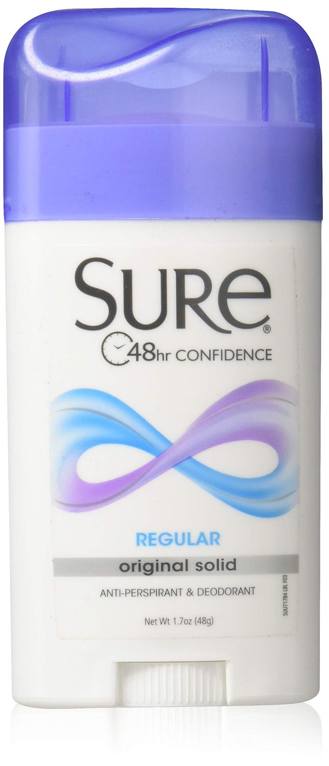 Sure Wide Anti-Perspirant Deodorant Original Solid Regular Scent 1.70 Oz