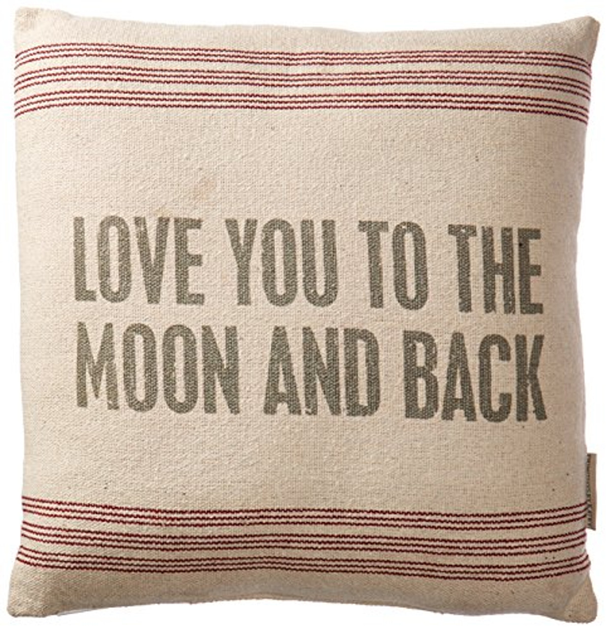 Vintage Sack Pillow - Love You To The Moon