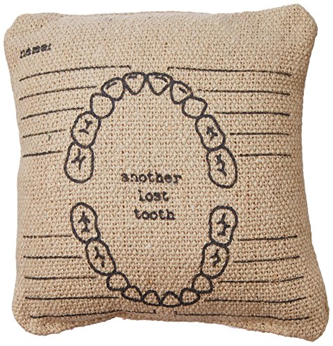 Primitives By Kathy Another Lost Tooth Pillow, 5.25-Inch 5.25-Inch