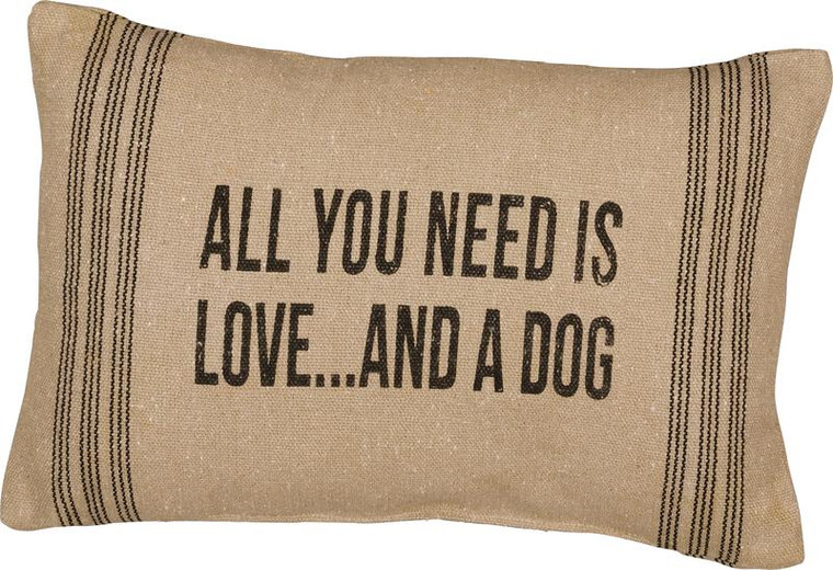All You Need Is Love And A Dog Pillow