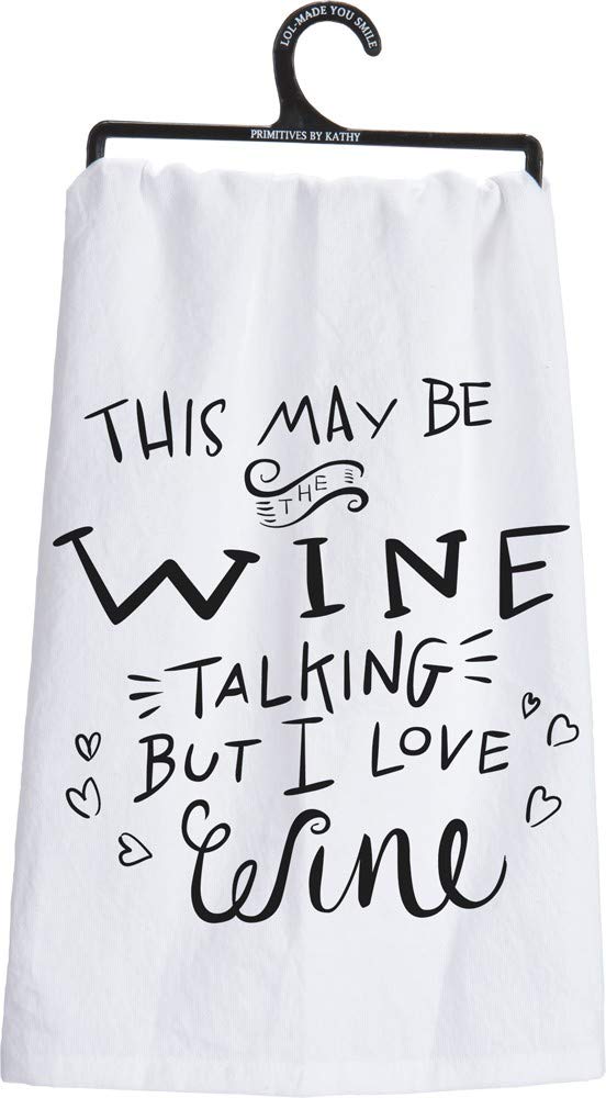 Primitives by Kathy Love Wine Dish Towel