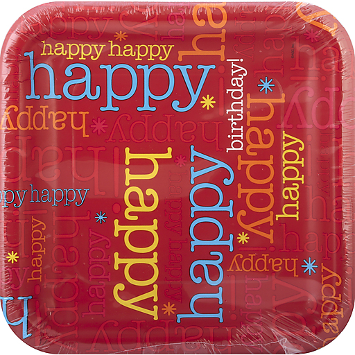 American Greetings Plates, Lots Of Happy