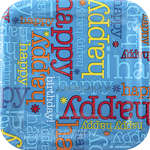 American Greetings Plates, Lots Of Happy