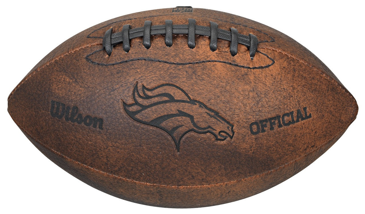 Gulf Coast Sales NFL Denver Broncos Wilson 9-Inch Throwback Football