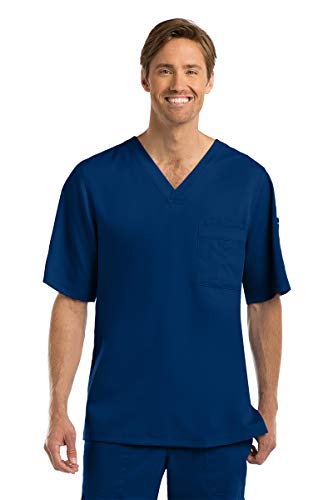 Grey's Anatomy Signature Signature Men's Scrubs, Indigo, X Large