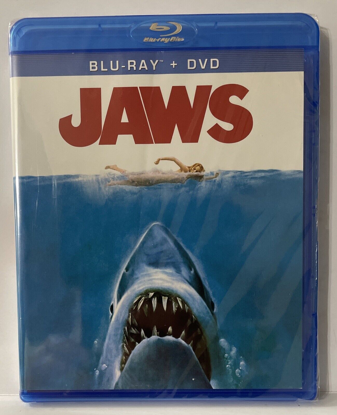 Jaws (New Sealed Blu-ray + DVD See Photos!) Robert Shaw, Roy Scheider, Richard