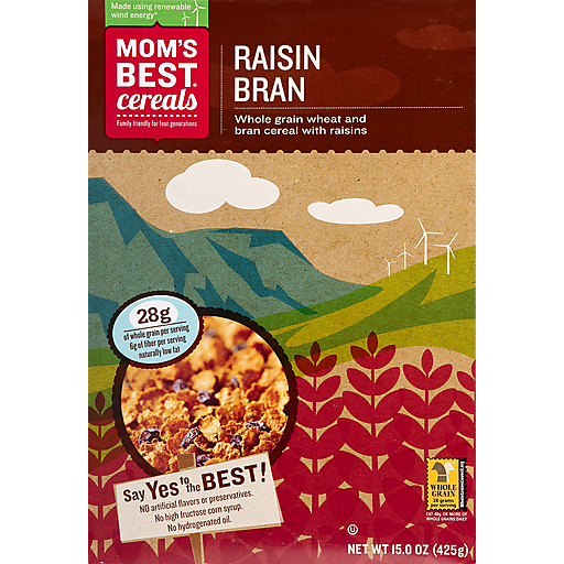Mom's Best Raisin Bran Cereals 15 Oz. Box