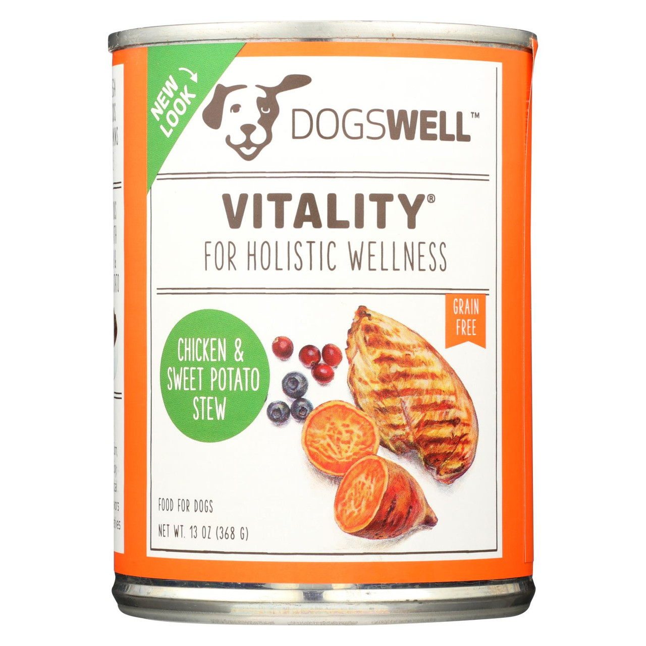 Vitality Dog Food, Chicken & Sweet Potato Stew Recipe 13 Oz