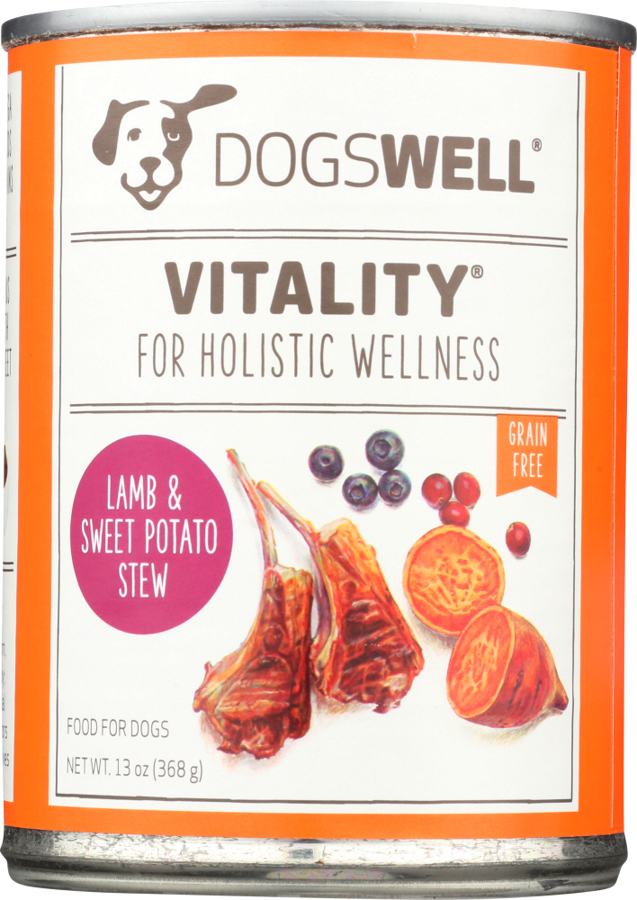 Vitality Food For Dogs, Lamb & Sweet Potato Stew 13 Oz
