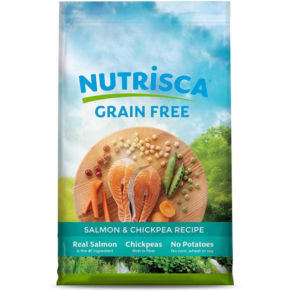 Nutrisca DOGSWELL: Grain Free Salmon & Chickpea Recipe Dog Food, 4 Lb