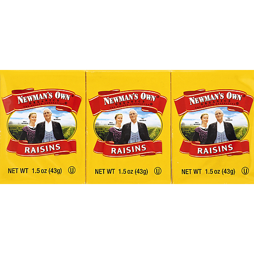 Newman's Own Organics 6ct Boxes -1.5oz Raisins