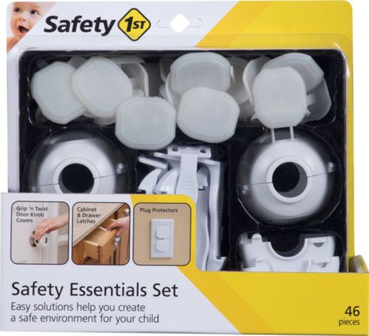 Safety 1st Essentials Childproofing Kit - White 46pc