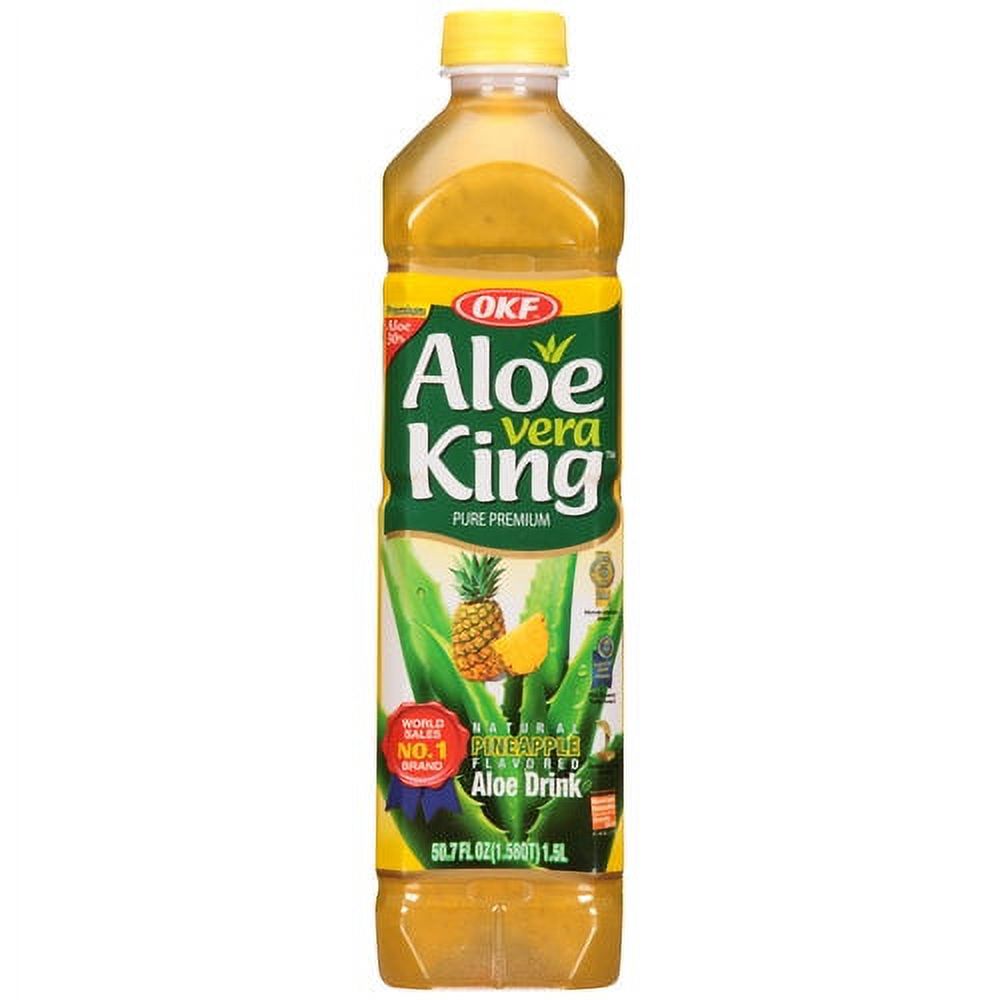OKF Aloe Drink, Pineapple 50.7 Oz