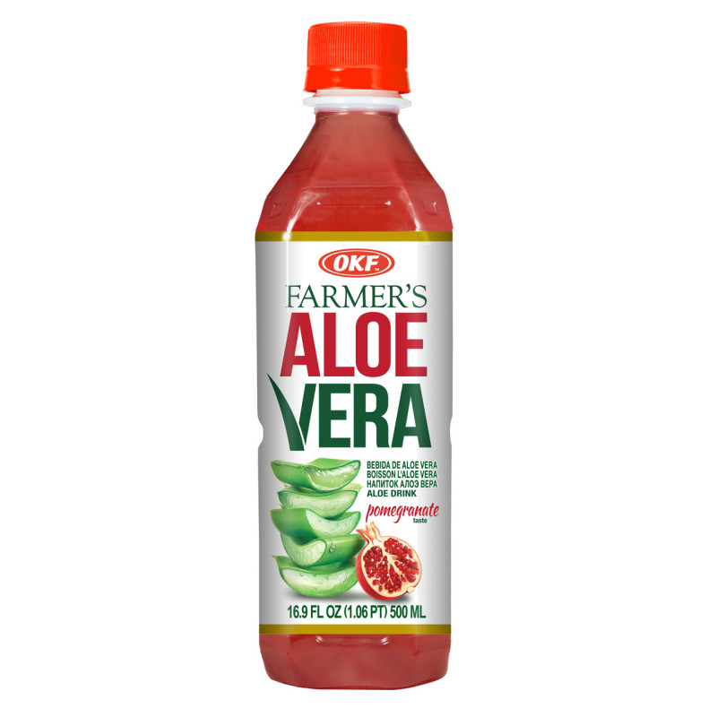 11662 - OKF Aloe Vera Drink, Pomegranate - 500ml - (Case Of 20) - BOX