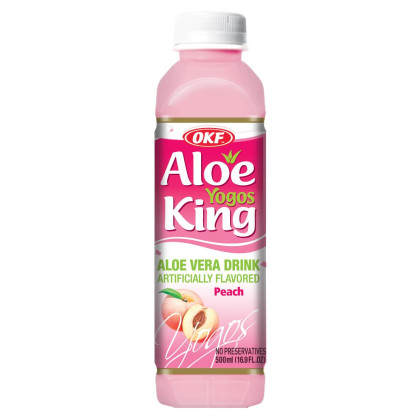 Okf Aloe Yogos King (peach) - 500ml/ 20