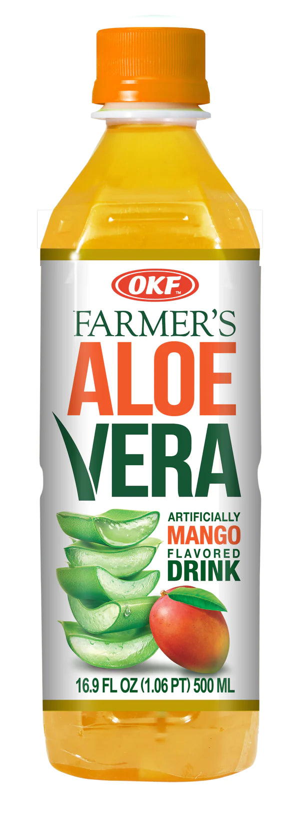OKF Farmers Aloe Drink Mango, 16.9oz