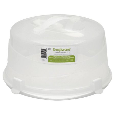 Snapware Enter-Tainers Cake Keeper With Plastic Knife, 1 Set