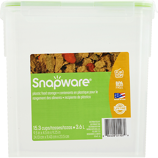 Snapware Food Storage, Plastic, 15.3 Cups