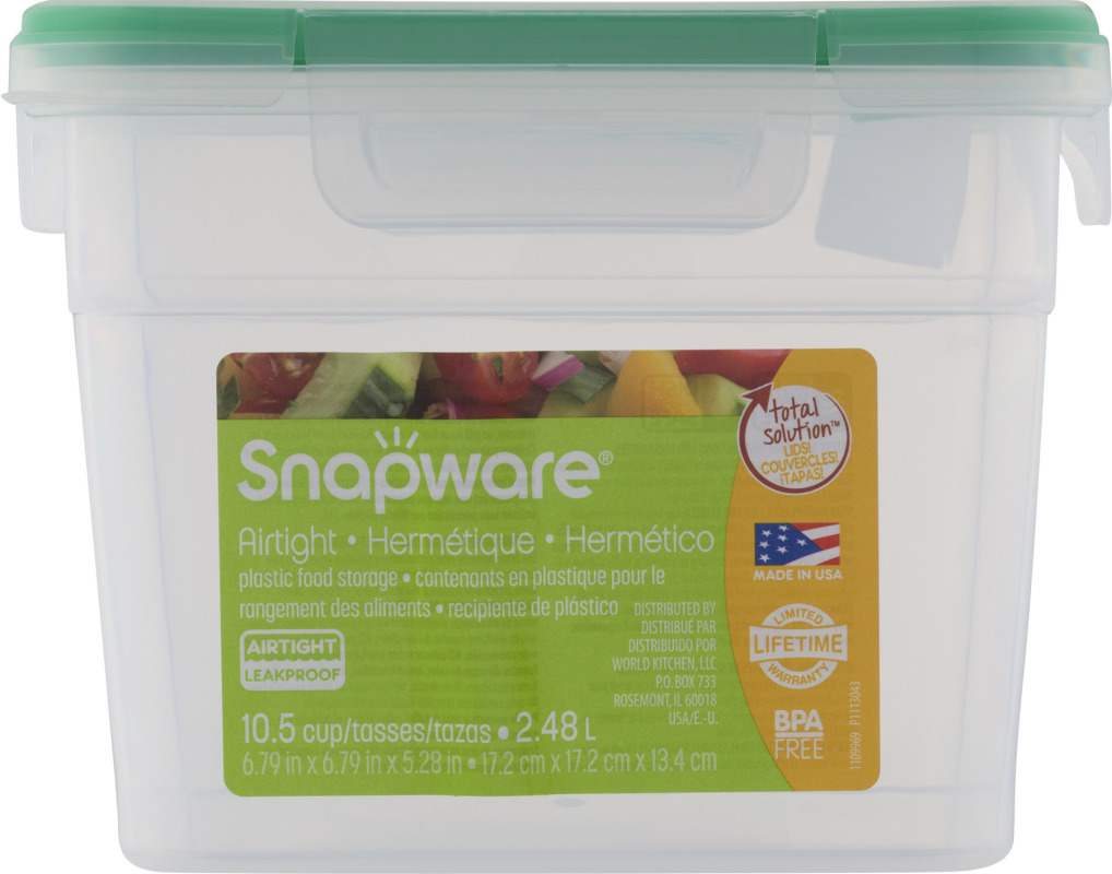 Snapware Plastic Food Storage 10.5 Cup