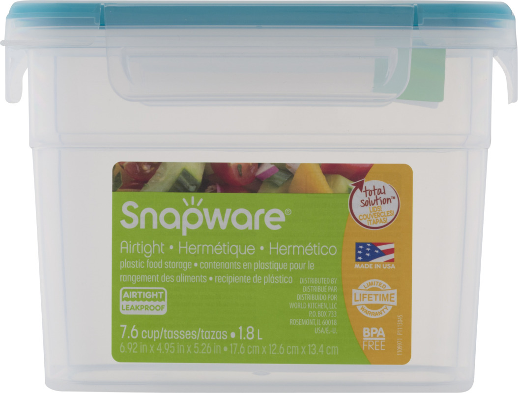 Snapware Plastic Food Storage 7.6 Cup