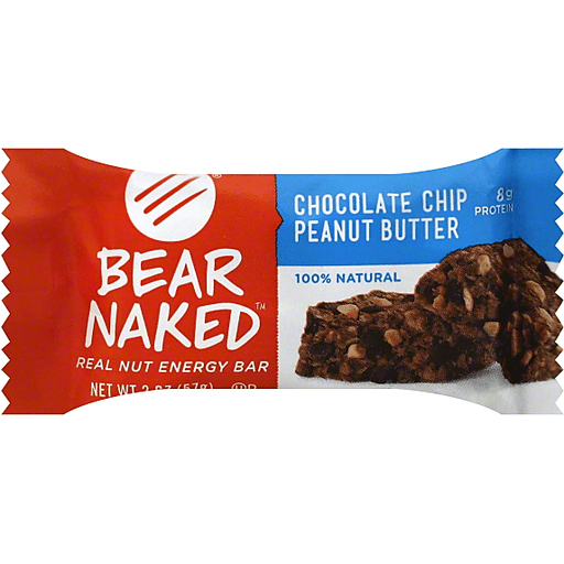 Bear Naked Energy Bar, Real Nut, Chocolate Chip Peanut Butter