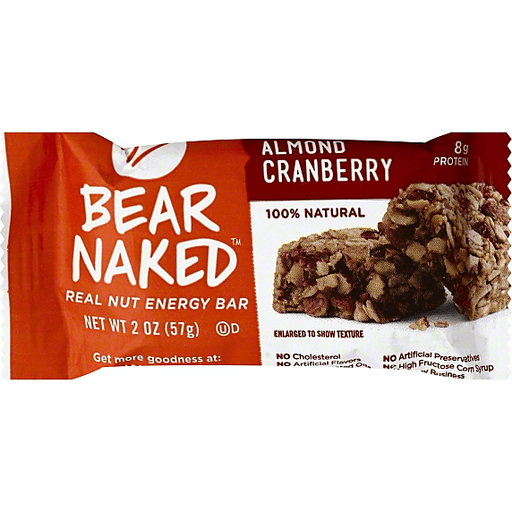 Bear Naked Energy Bar, Real Nut, Almond Cranberry
