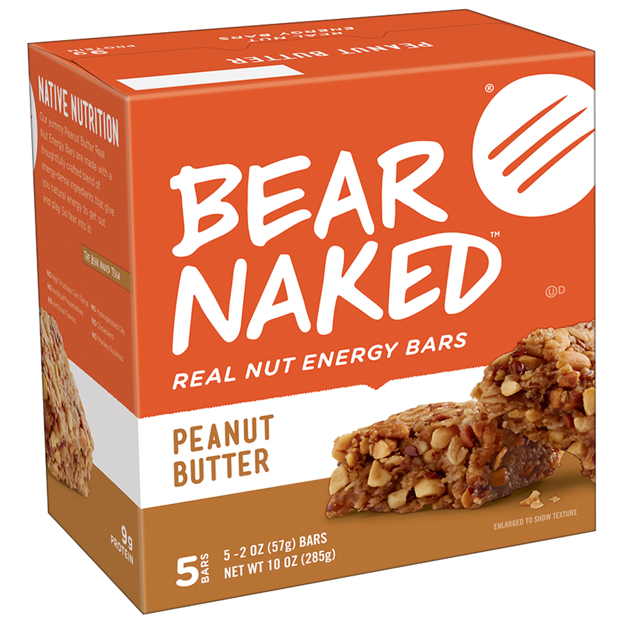 Bear Naked Energy Bars, Real Nut, Peanut Butter